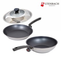 [알텐바흐] 올클래드 바닥5중 팬웍 세트, 3. 베스트 3종세트(F28cm+W28cm+C28cm)