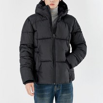 남성 후드일체형 빵빵한 숏패딩 블랙 고등학생 캠핑 여성용 여행용 데일리 겨울