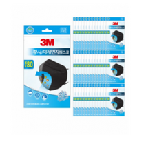 3M 이지핏 황사마스크 KF80 블랙, 1개입, 50개