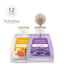 [토마토마토] 기분좋은 아로마 차량용 방향제 디퓨져 100ml (12종) &_+sn7793EA, 나그네쿠팡 라벤더