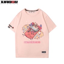 포켓몬스터 셔츠 괴물 애니메이션 합작 Nintendo 단소, T05-XXL, C42-소녀핑크 3