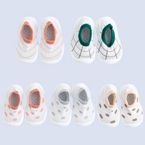 아동용 체크 도트 말랑 삭스 슈즈