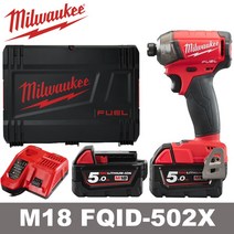 밀워키 M18 FQID-502X 충전 오일펄스 임팩트 드라이버, 1개