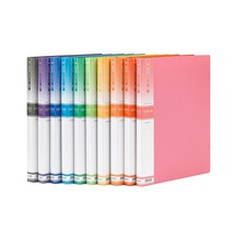 A4 클리어화일 20p 클리어파일 크리어화일, 연두