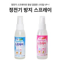 정전기방지 스프레이 건조한 겨울철 60ml 2옵션 [Anti-Static Electricity Spray for Dry Weather Winter Herbal/Rose Scent], 허브향(Herbal)