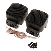 카오디오스피커 자동차스피커튜닝 오디오diy 박스 2pcs 미니 트위터 500w 실크 스퀘어 트위터 고음 자동 경적 음악 스테레오 확성기, 없음