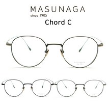 MASUNAGA 마수나가 안경 코드C Chord C 가벼운 원형테 모델 모음
