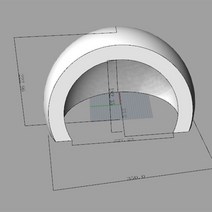 돔 쉘터 텐트 대형 무역 박람회 전시회 백색 휴대용 옥외 팽창식 막대기 천막 옥스포드 반 팽창식 천막을 위한 팽창식 루나 천막, 직경 3.5m, 02 3.5m diameter