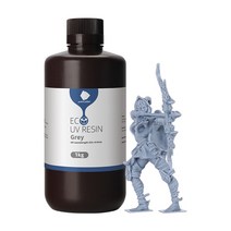 ANYCUBIC ECO UV 수지LCD 3D 프린터에 사용되는 낮은 냄새 안전 405nm, 1kg 그레이 프랑스