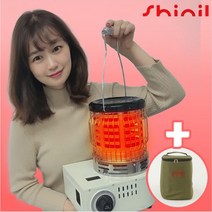 신일 캠핑 가스난로 히터 SCG-GA1350/아이보리 가방증정 낚시 휴대용 차박 미니 부탄가스