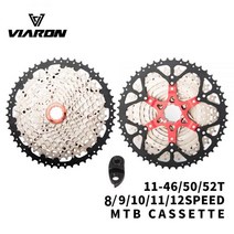 자전거카세트 VIARON K7 11V MTB 자전거 카세트 12 Velocidades 도로 프리휠 스프로킷 8V 9V 10V 40/42/46/, CHINA, 04 8S 46T Silver Black