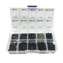 500PCS 노트북 보편 스크류 교체 키트 M2 M2.5 M3 레노버 도시바 게이트웨이 삼성 HP IBM 델 에이서 아수스에 대한, 하나, 보여진 바와 같이