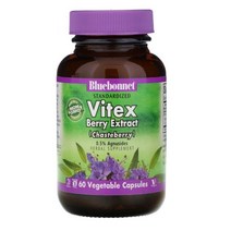 Bluebonnet Nutrition Vitex Berry Extract 블루보넷 뉴트리션 바이텍 베리 추출물 60베지캡슐
