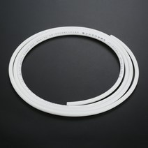 2 미터 RO 물 1/4 인치 (6.4mm) OD PE 호스 튜브 역삼투 수족관 필터 시스템을위한 흰색 유연한 파이프 튜브 2M/6.56ft