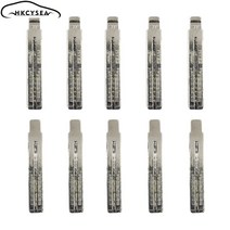 리니어스케일 HKCYSEA. 77 새겨진 라인 Lishi 2 in 1 빈 스케일 깎기 치아 Uncut Key Blade # HY22 for Hyu, 한개옵션0
