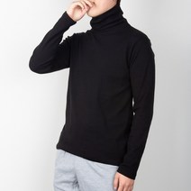 마이폴 골지 목폴라 남자 목티 머슬핏 긴팔 폴라티 남녀공용 MYP-9023