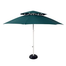 대양파라솔 2단 8각 FRP 파라솔 지름 2700mm, 그린, 1개