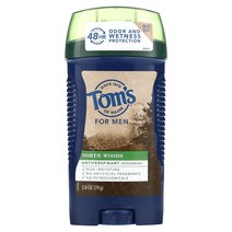 Toms of Maine 남성용 땀 억제 데오드란트 노스 우드 79g(2.8oz)