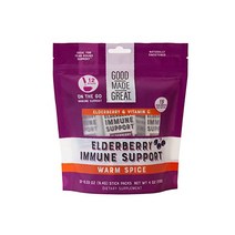 Good Made Great Immune Support Warm Spice Elderberry Drink Mix with Vitamin C Low Sugar & Natural