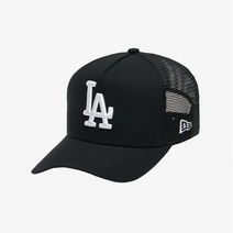 [AK PLAZA] [뉴에라키즈] A프레임 MLB 메시 LA 다저스 볼캡 블랙 (12742957)