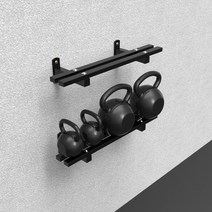 벽부착 케틀벨 선반 헬스소품 장비 브래킷 정리대