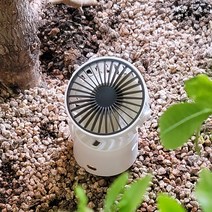 하이온 휴대용 초미니 써큘레이터, 화이트