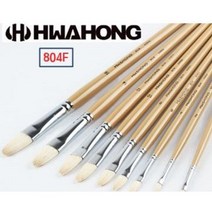 화홍 804F 유화붓 아크릴붓 필버트붓 7본세트 낱개 / 옵션선택, 20호
