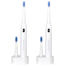 1+1 음파 전동칫솔 무선충전크래들포함 OET-HDR, 1+1 음파 전동칫솔 무선충전크래