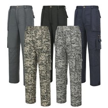 겨울 방한복 기모패딩 바지 작업복 솜바지 기모본딩(주머니찍찍이), 32(XL), 디지털카키