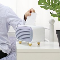 거실 장식 유니크 사각티슈 롤 휴지케이스 펜션 침실 탁상 화장대 회의실, 그린