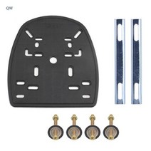 오토바이짐대 짐받이 사이드브라켓 트렁크 베이스 플레이트 테일 박스 패드 베이스 스탬핑 하단 플레이트 마운트 랙 mf, 큰 접시