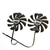 Zotac GeForce GTX 1070 1080 GTX1070 GTX1080 AMP 에디션 그래픽 카드 쿨링 팬 2개로트 95mm 4핀 쿨러 교체