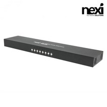 넥시 NX1223 4K HDMI 8포트 KVM 스위치/NX-7308KVM-4K/EDID 기능/RS232 콘솔 프로그램 지원/4K UHD 30Hz 지원/USB2.0 2포트 허브 지원