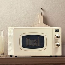 홈베이킹 오븐 광파 미니JRM0305 듀얼 DIK55 독일 레트로 20L 전자 레인지 통합 가정용 소형 미니 스토브, 01 White_06 KR