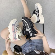 AISEO 여성 춘추 캐주얼 패션코디템 플라이니트 키높이 운동화 워킹화 CX5533
