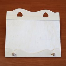 더조은키즈 키걸이(반제품 나무) 2구키걸이 4구키걸이 아동미술, 4구 키걸이