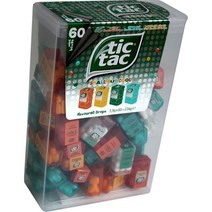 틱 탁 스몰 쿨 스펜더 박스 Tic Tac small but cool Spender Box 60개 1팩, 1개