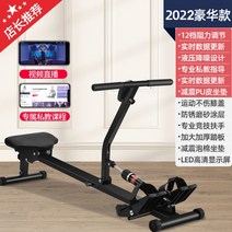 고장없는 가정용 로잉 머신 기구 노젓기 크로스 전신 반업 다이어트 바디 홈트 운동 유산소, [2022 디럭스]12단 저항/유압 소음 저감