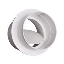 공업용환풍기 송풍기 블로워 고압 충전식 pvc 배기 팬 체크 밸브 욕실 주방 one-wat 밸브 라운드 파이프 백드래프트 댐퍼 80-250mm abs 환기 그릴 시스템, 250mm