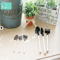 화원인테리어 단단한사용감 미니사이즈 삽미니어처 농기구미니어처, 대
