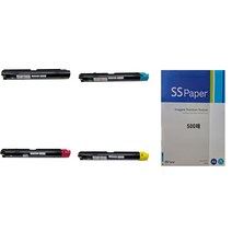 MOA 제록스 ApeosPort-IV C2275 재생토너 4색set (복사용지 500매 포함), 1set, 4색