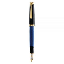 Pelikan 만년필 블랙/블루 파인 (M400) (994939)