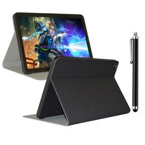 태클라스트 T40 PRO 전용 플립 거치대 케이스 + 터치펜, BLACK