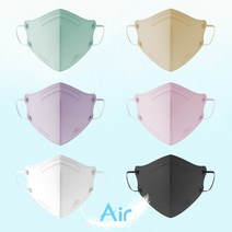 헬스키퍼 에어 (Air) 컬러마스크 10매 단위 온가족 마스크 특대형 대형 청소년 키즈 마스크 유아용 (10매), 블랙 10매, M(중형)