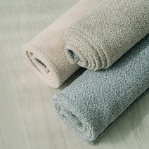 에그룸 부드러운 사계절 러그 미끄럼방지 먼지없는 거실 러그 카펫 원형 사각 선데이 3컬러
