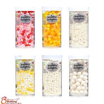 이홈베이킹 영국 데코레이션 퀄리티스프링클 6종, 05 화이트 펄 3mm 스프링클 75g, 75g, 1개