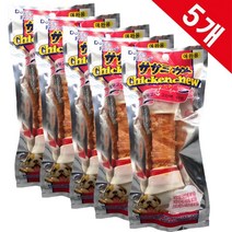 저지방 고단백 강아지치석제거 덴티스츄 5개 이갈이간식 양치껌 덴탈츄 치약껌