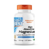 닥터스 베스트 고흡수 마그네슘 글리시네이트 리시네이트 120ct, 1개, 기본