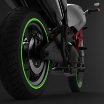 오토바이 휠스티커 18인치, 골드