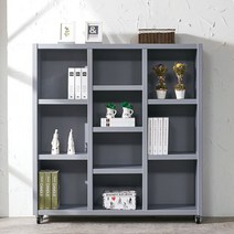 [에타홈] 북케이스 수석장 오픈장 낮은 이동식 가로 DIY 틈새 책장 1200, 블랙아카시아